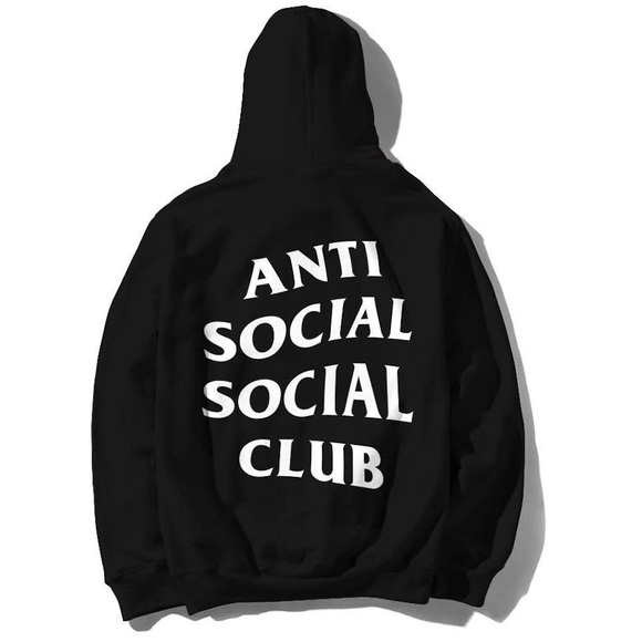 Anti Social Social Club Black Hoodie - Picture 11 of 12